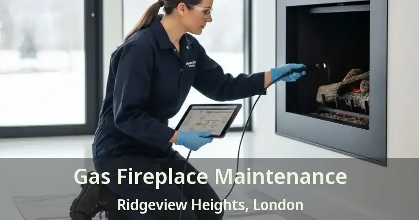 Gas Fireplace Maintenance Ridgeview Heights, London - ON