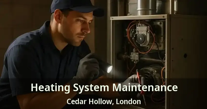 Heating System Maintenance Cedar Hollow, London - ON
