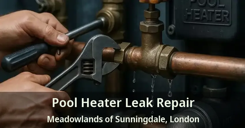 Pool Heater Leak Repair Meadowlands of Sunningdale, London - ON
